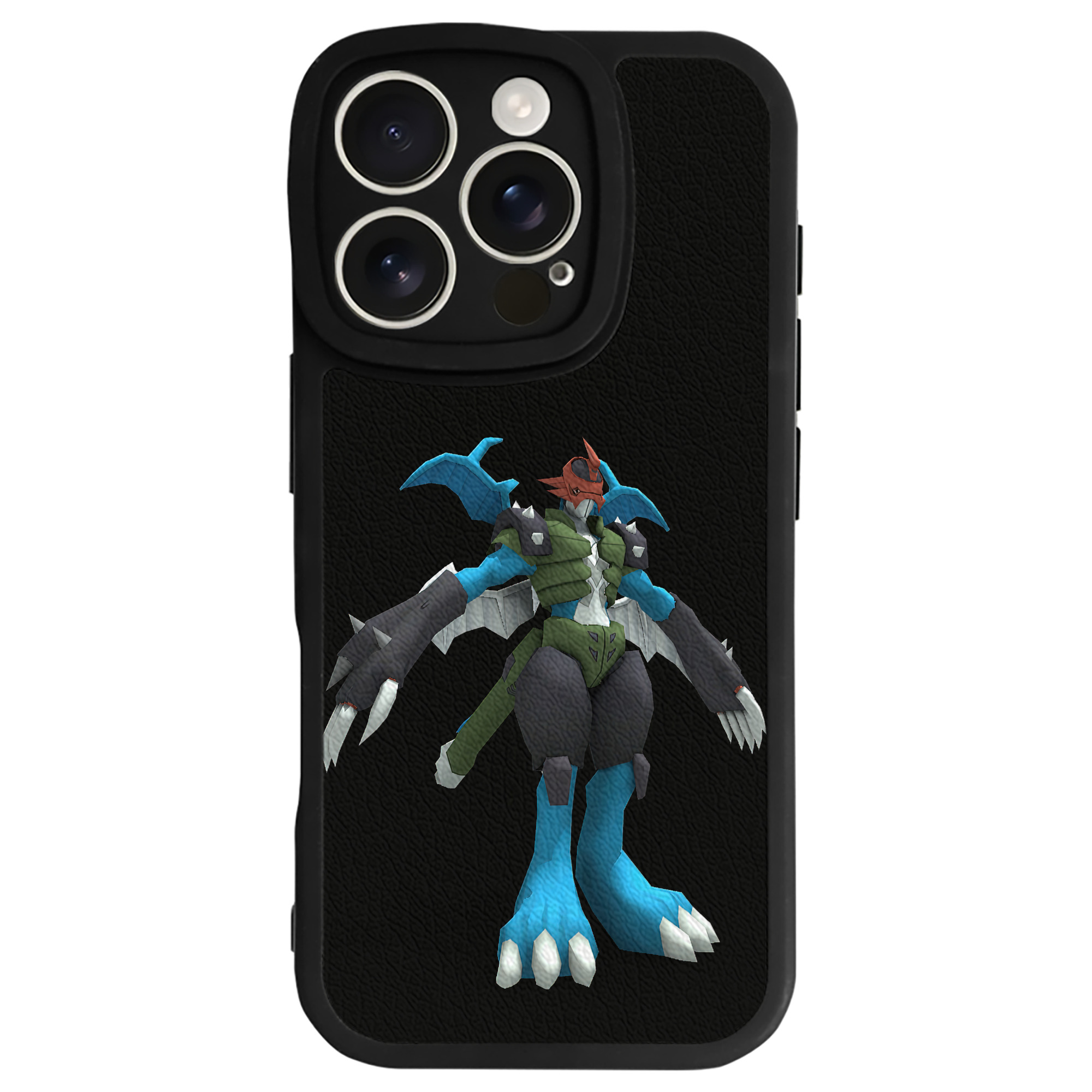 （画像用） Digimon デジタルモンスター/デジモン 【iPhone 16シリーズ対応】シリコンスマホケース（レザー調） 材質：シリコン